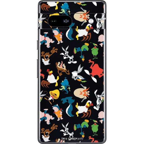 Looney Tunes Identity Pattern Google Pixel 7a Skin